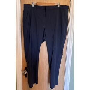 Banana Republic Pants Ryan Dress Pants 20 Plus Size Wool Blend Navy Straight Leg